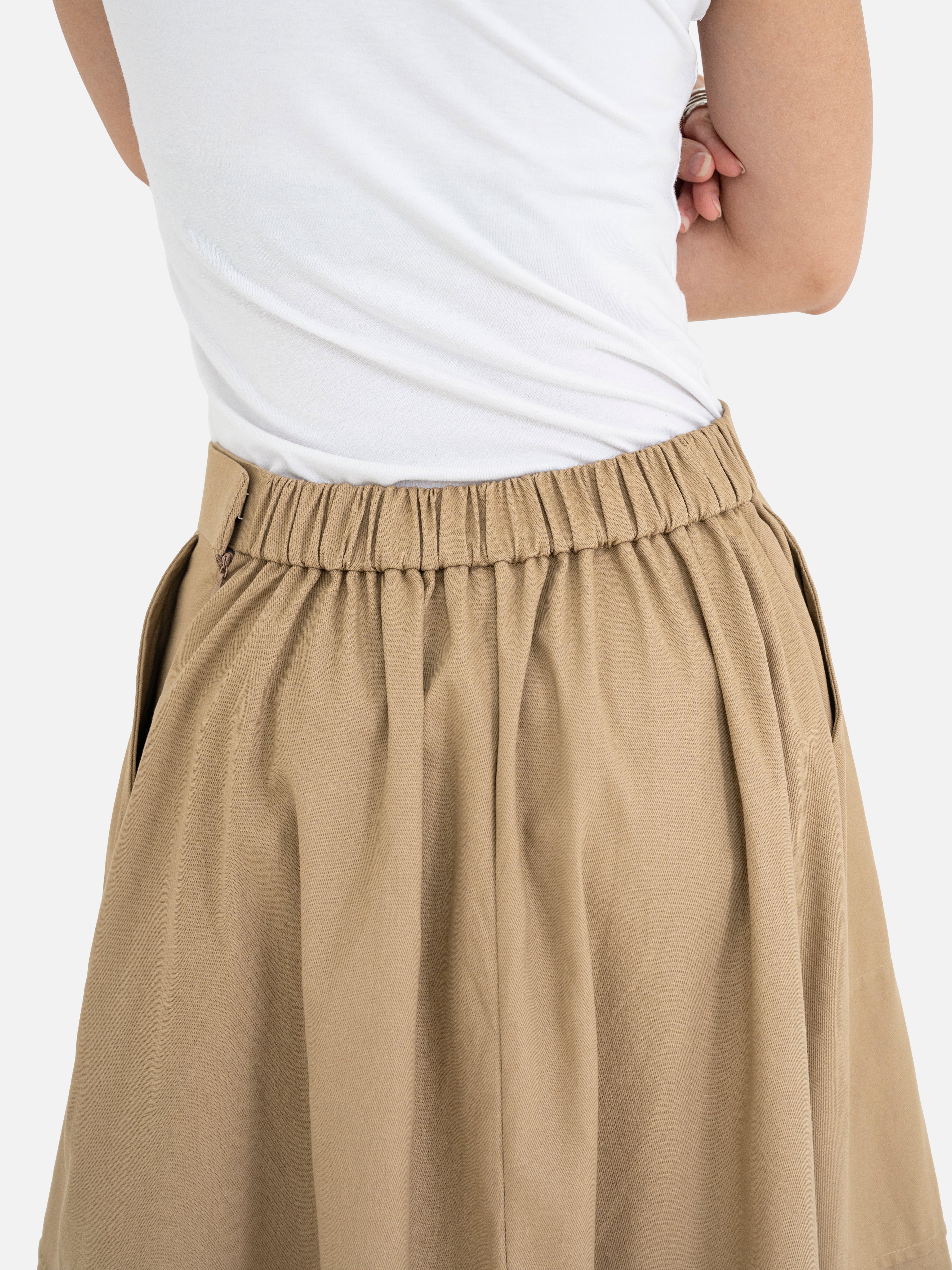 Luna Cotton Twill Skirt
