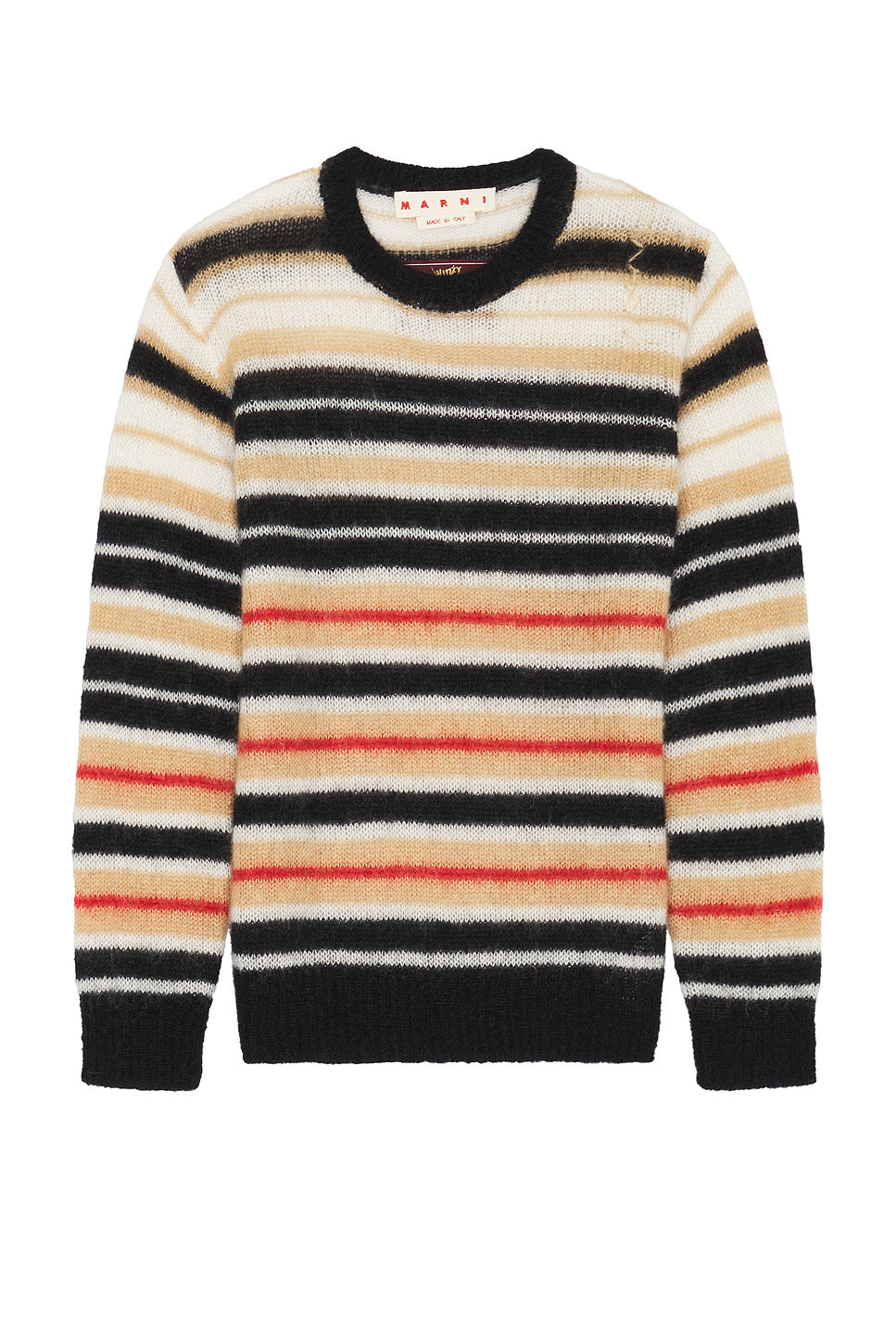 Round Neck Striped Sweater