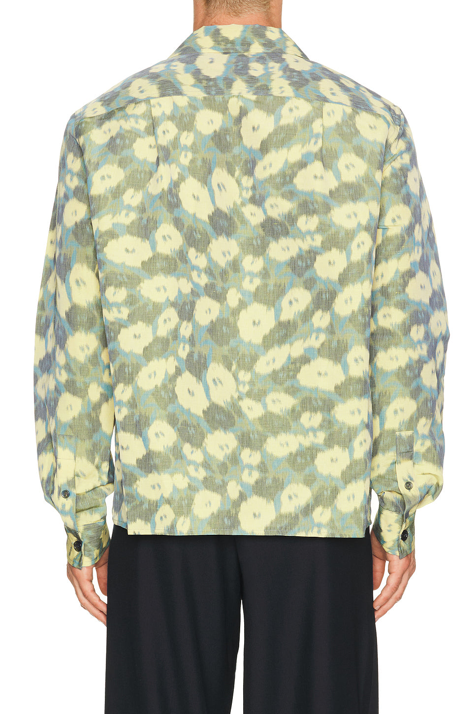 Floral Double Pocket Button Down Shirt