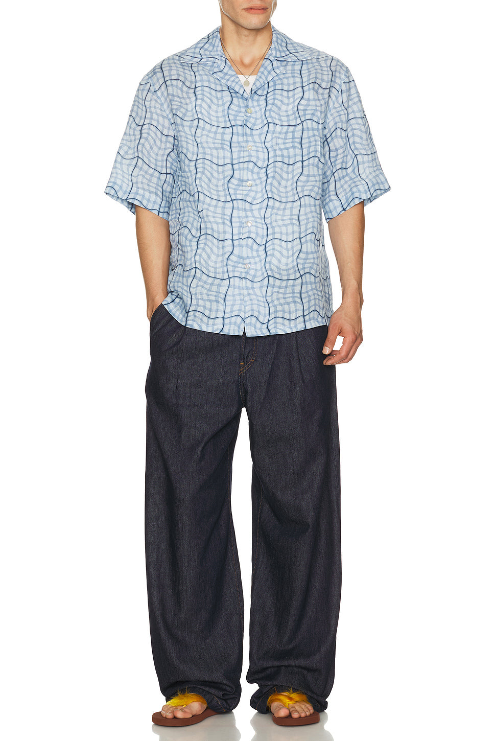 Camp Collared Button Down Shirt