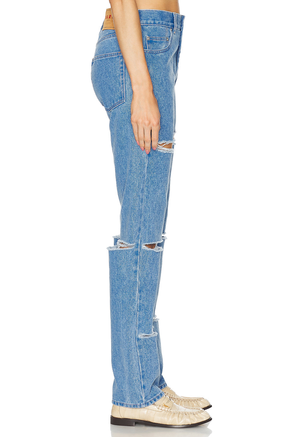 Distressed Straight Leg