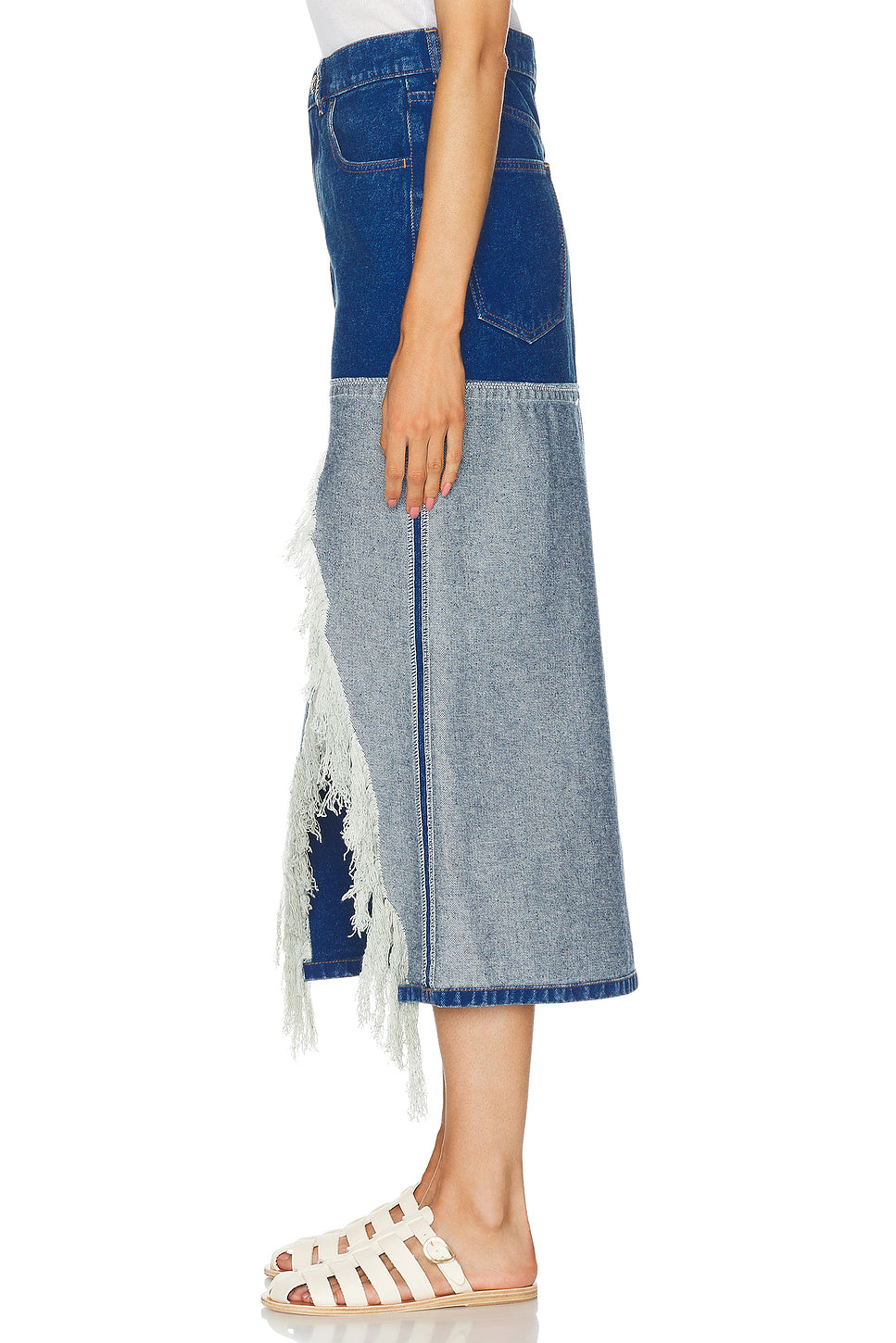 Midi Skirt With Side Slit