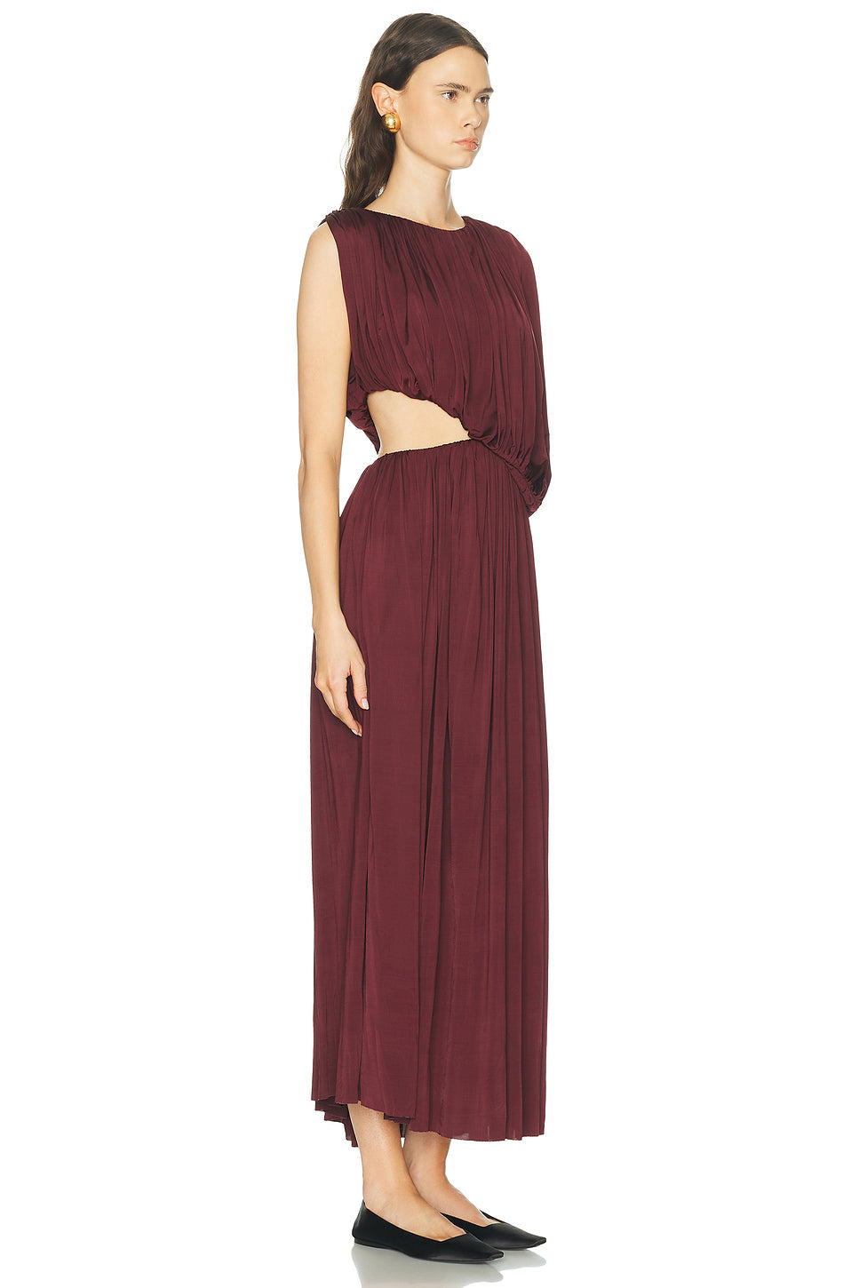 Gathered Draped Dress