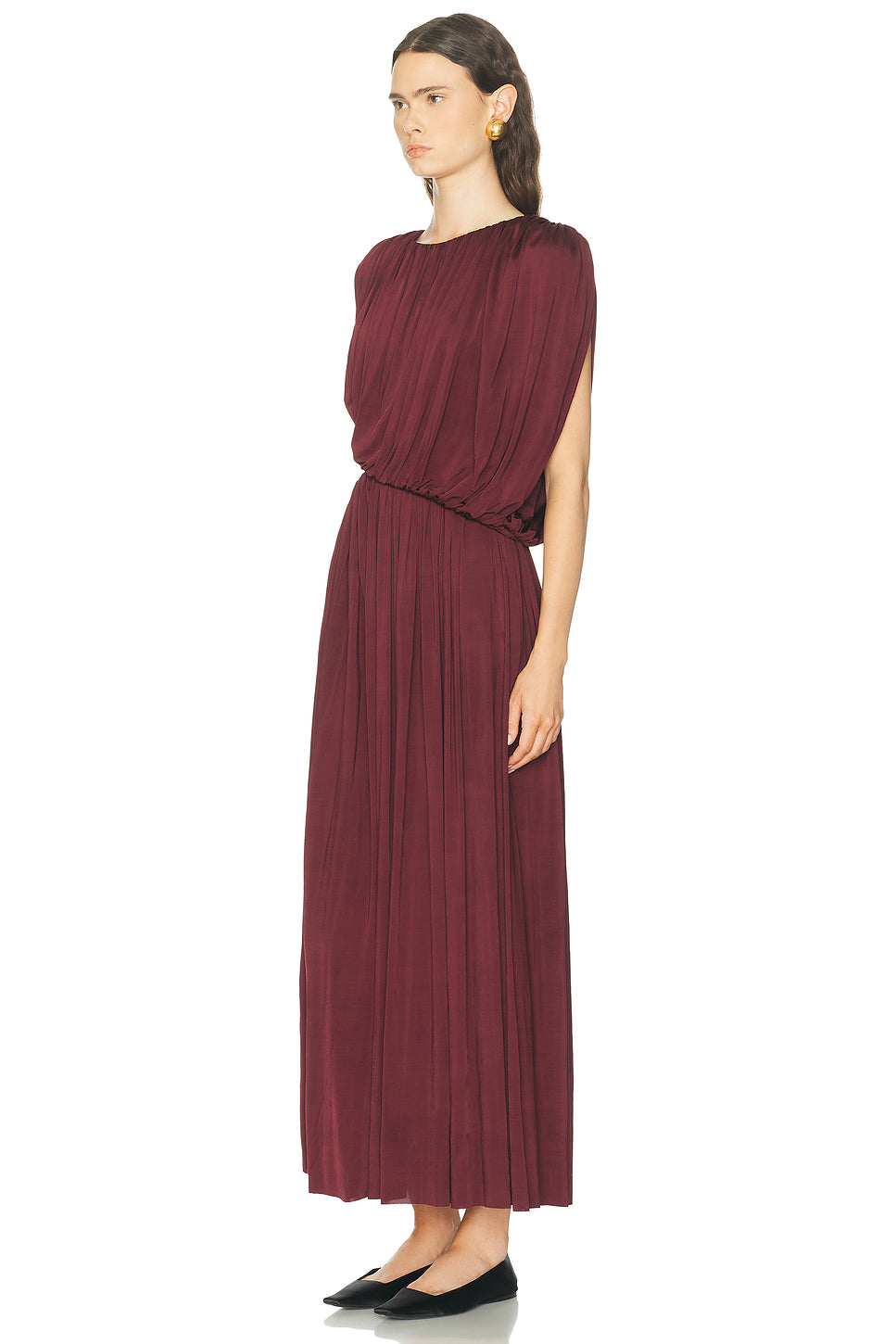 Gathered Draped Dress