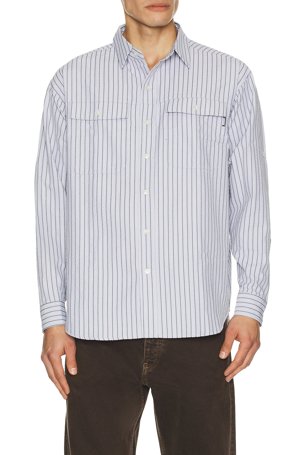 Seersucker Fishing Shirt