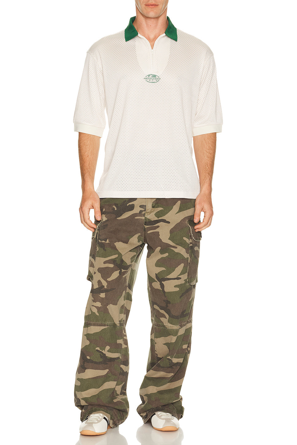 Quarter Zip Jersey Polo