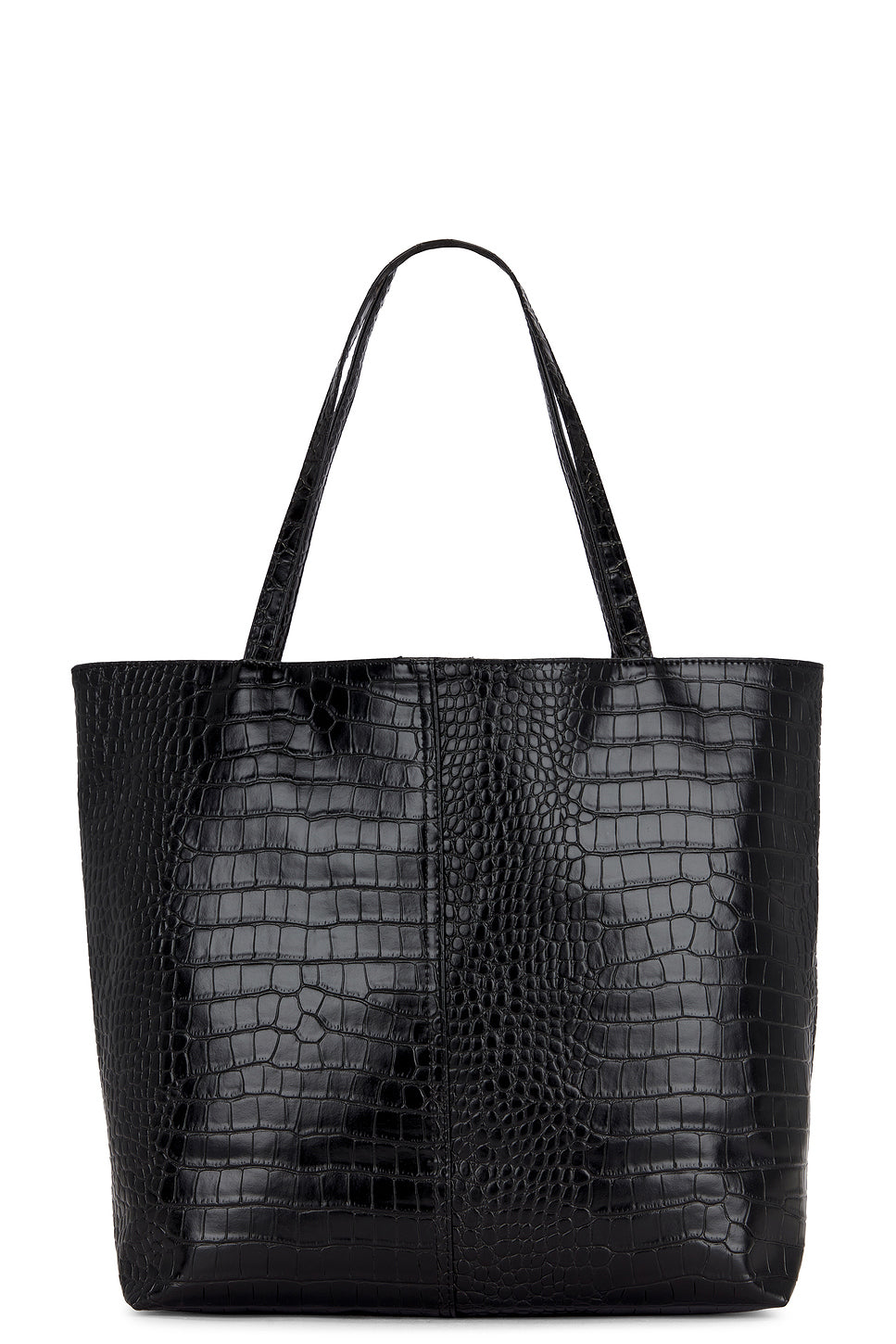 Metal Logo Stud Croc Tote