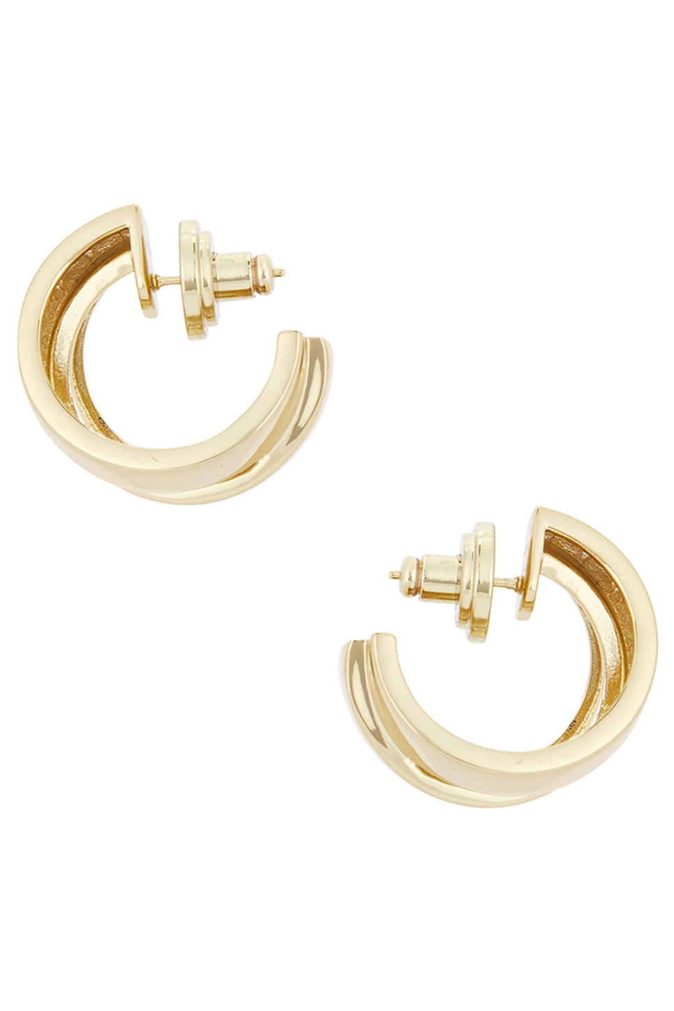 Chunky Double Hoop Earrings