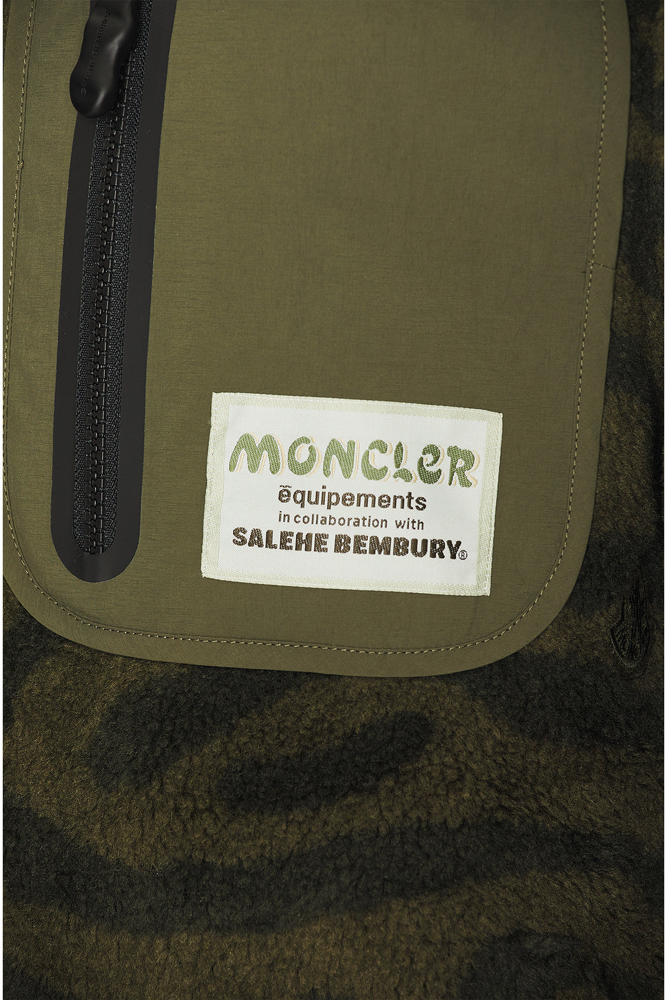 Moncler x Salehe Bembury Zip Up Fleece Cardigan