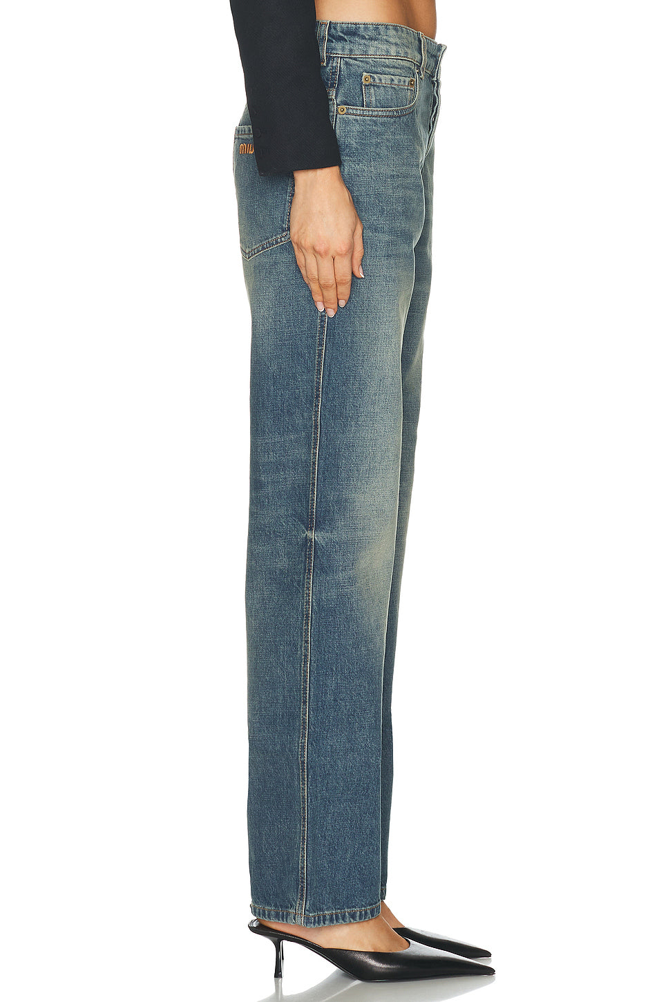 Low Waisted Wide Leg