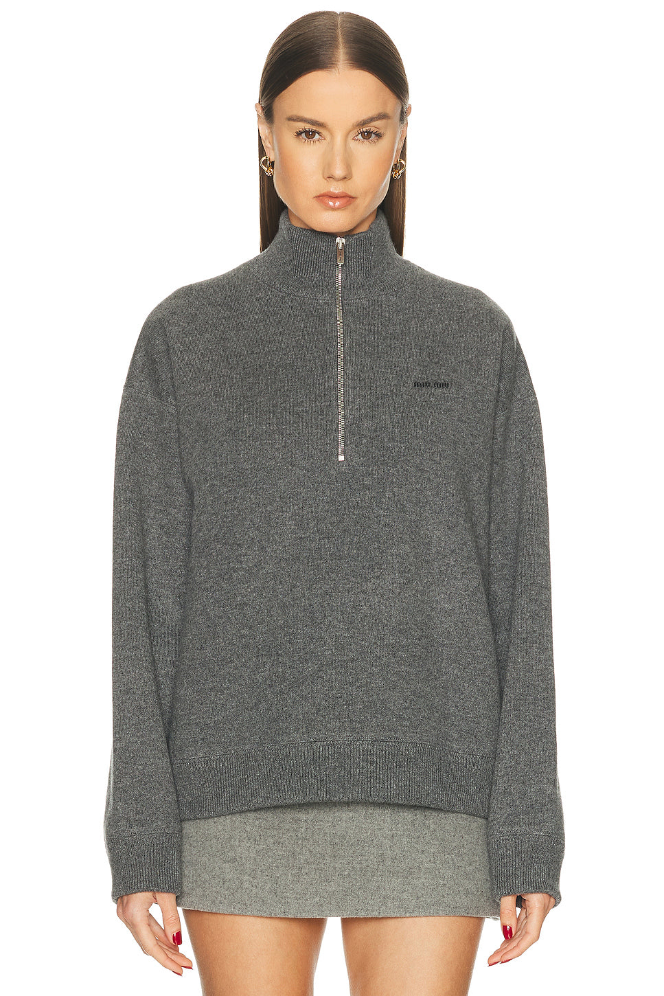 Cashmere F.12 Half Zip Sweater