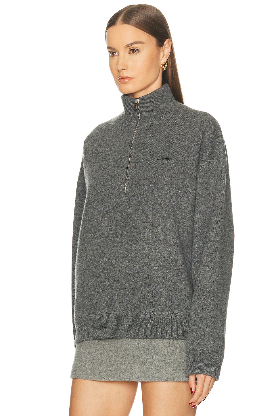 Cashmere F.12 Half Zip Sweater