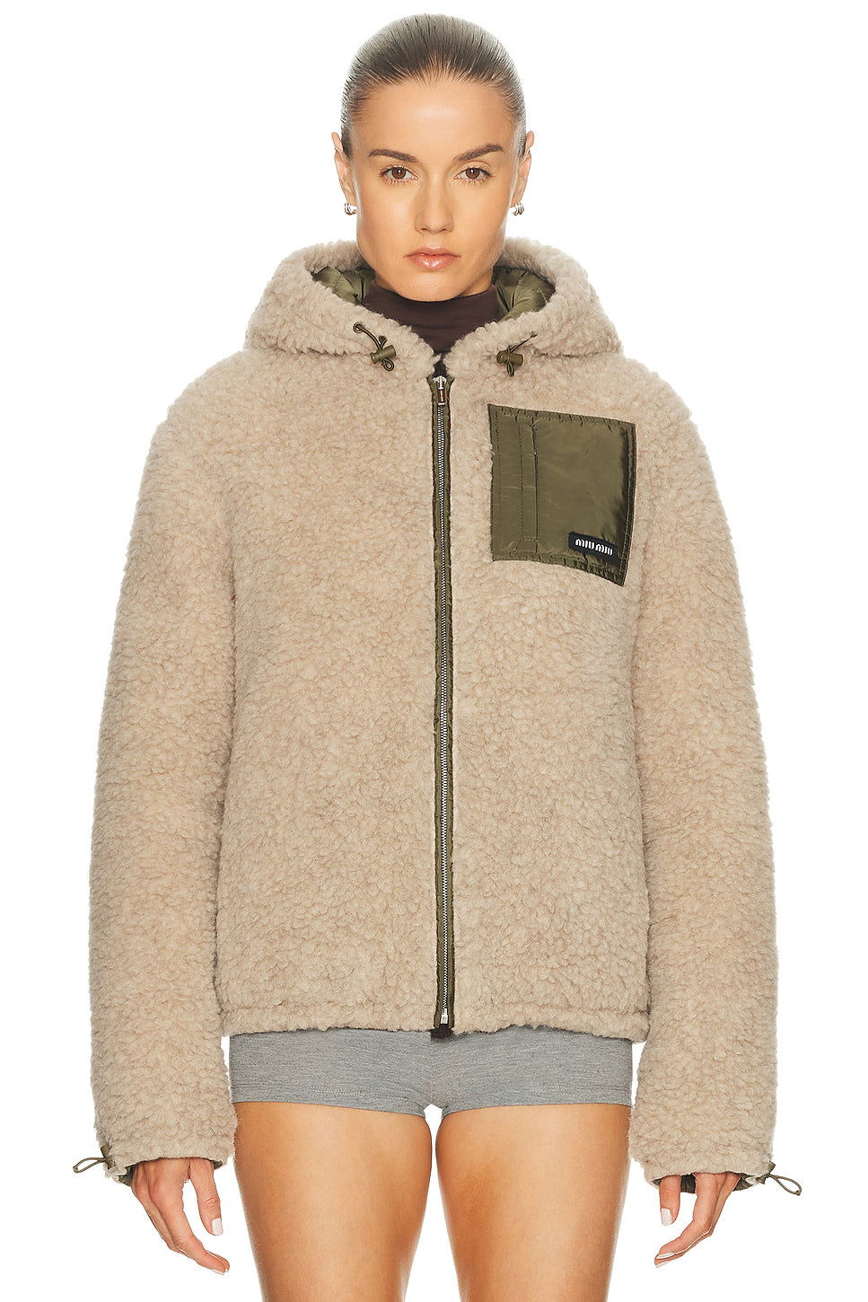 Teddy Ponge'nylon Piumino Jacket