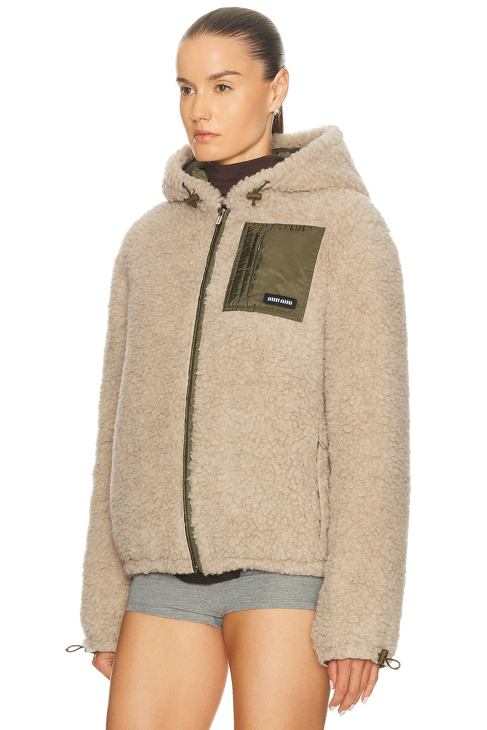 Teddy Ponge'nylon Piumino Jacket