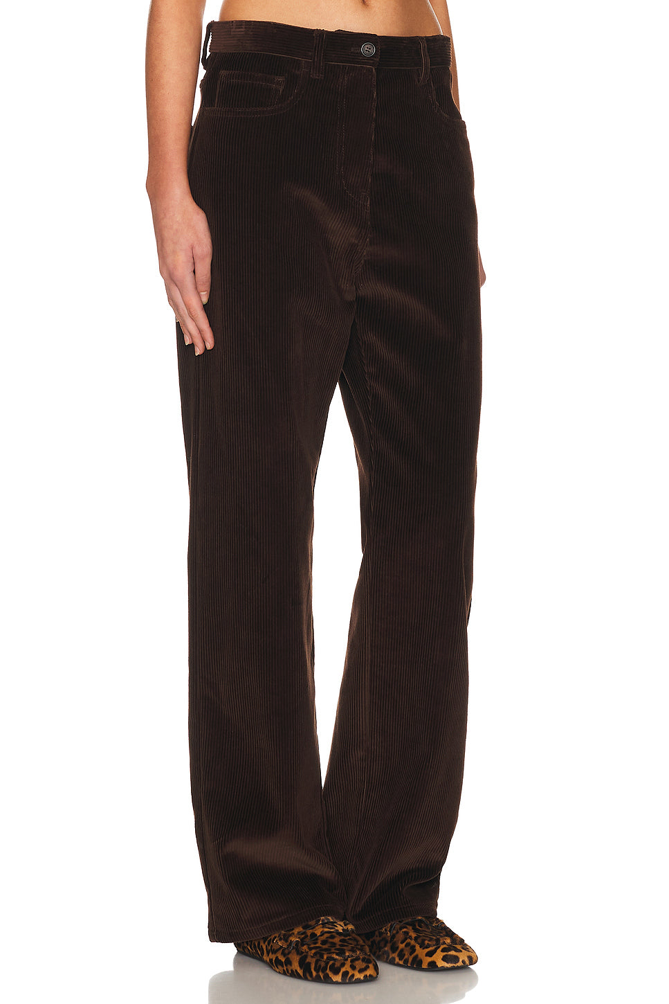 Velluto A Coste Pelle Pant