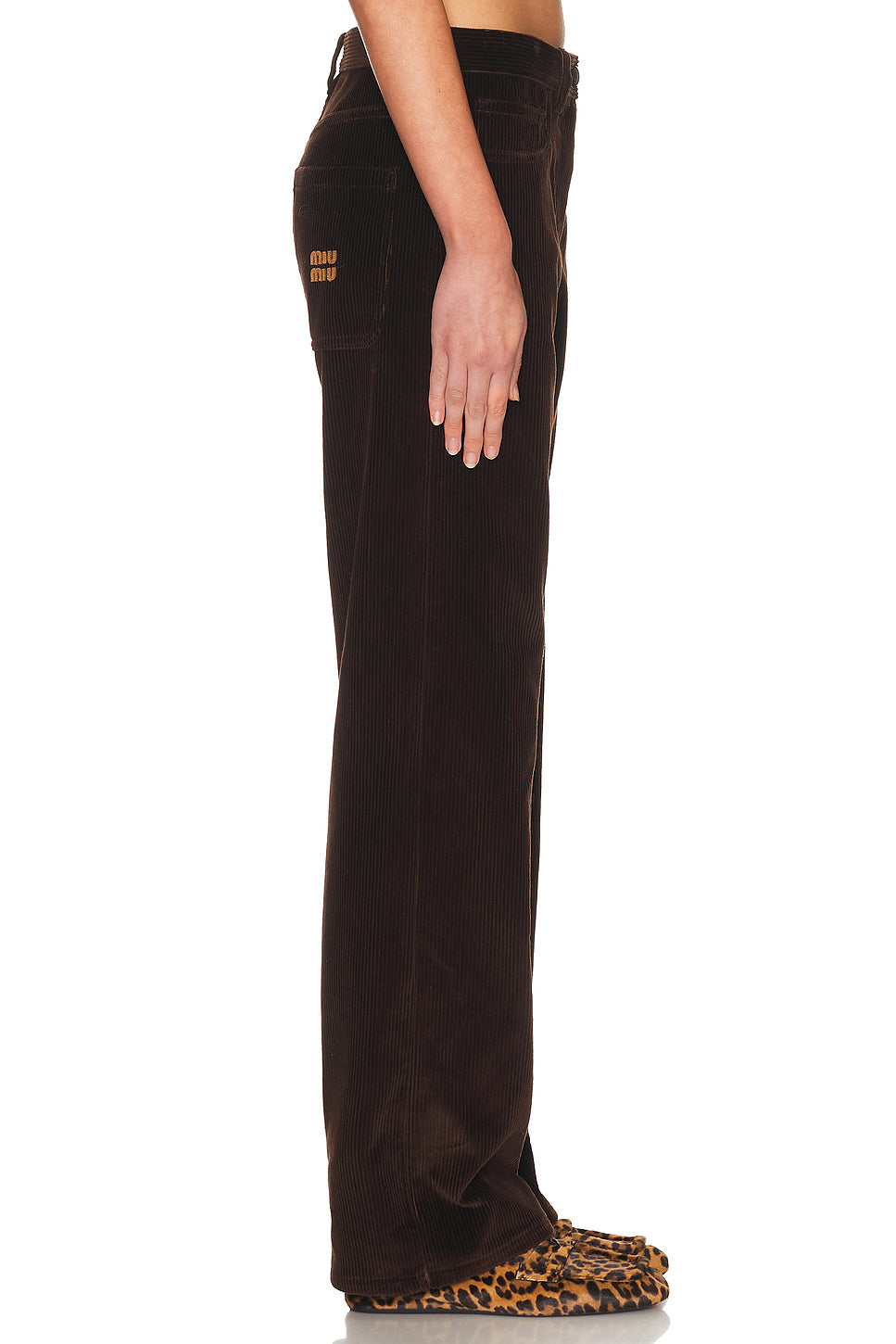 Velluto A Coste Pelle Pant