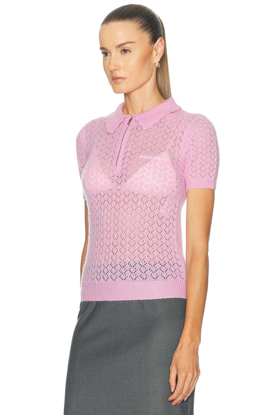 Cashmere Silk Pizzo Top
