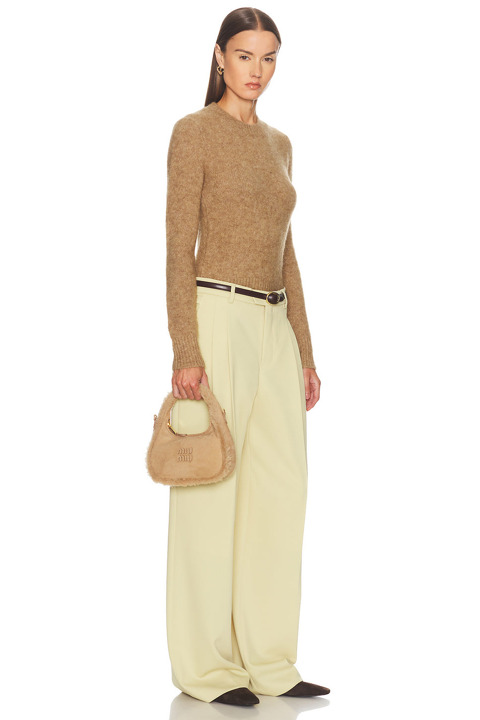 Wander Camoscio Shearling Bag