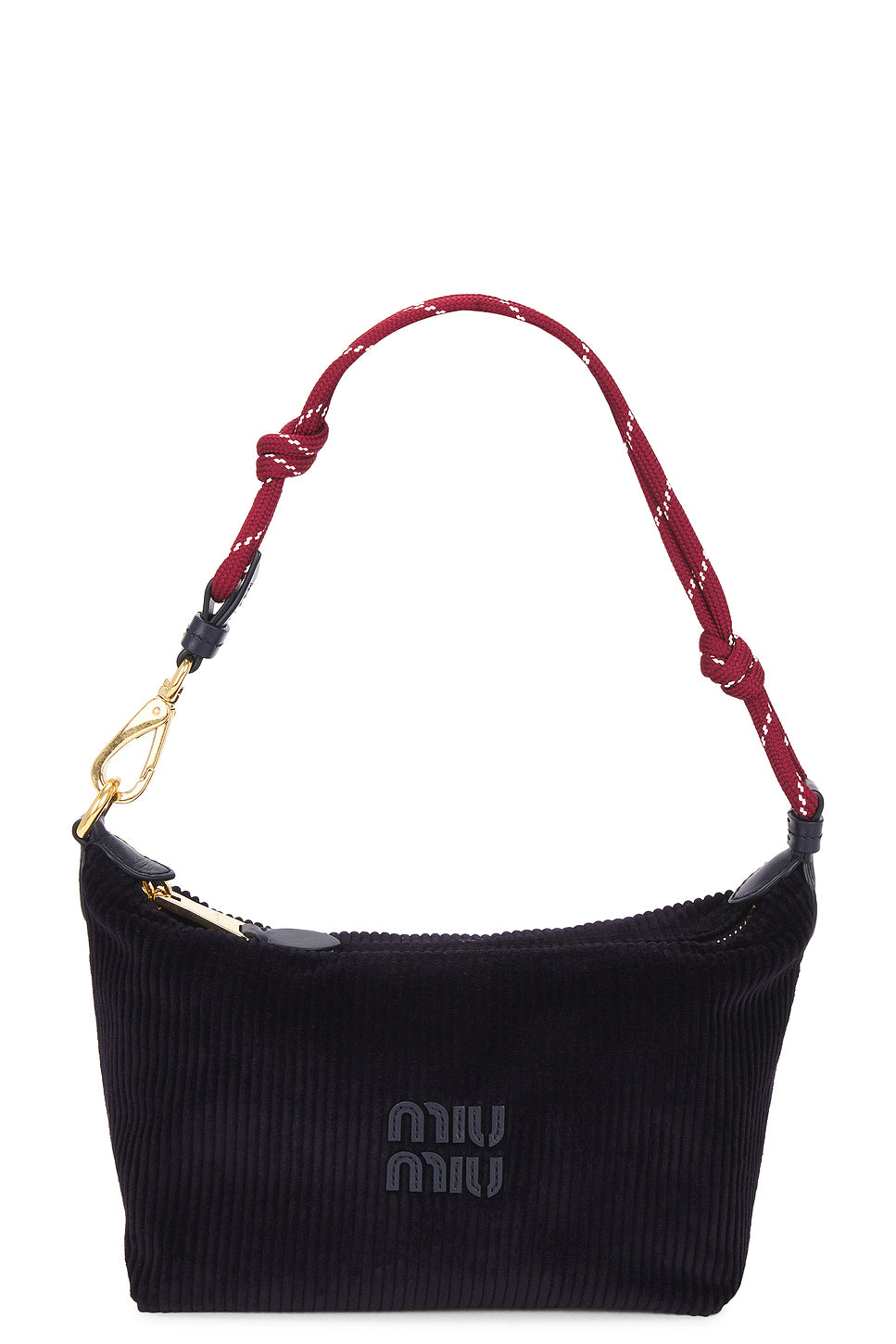 Velluto Righe Nastro Bag