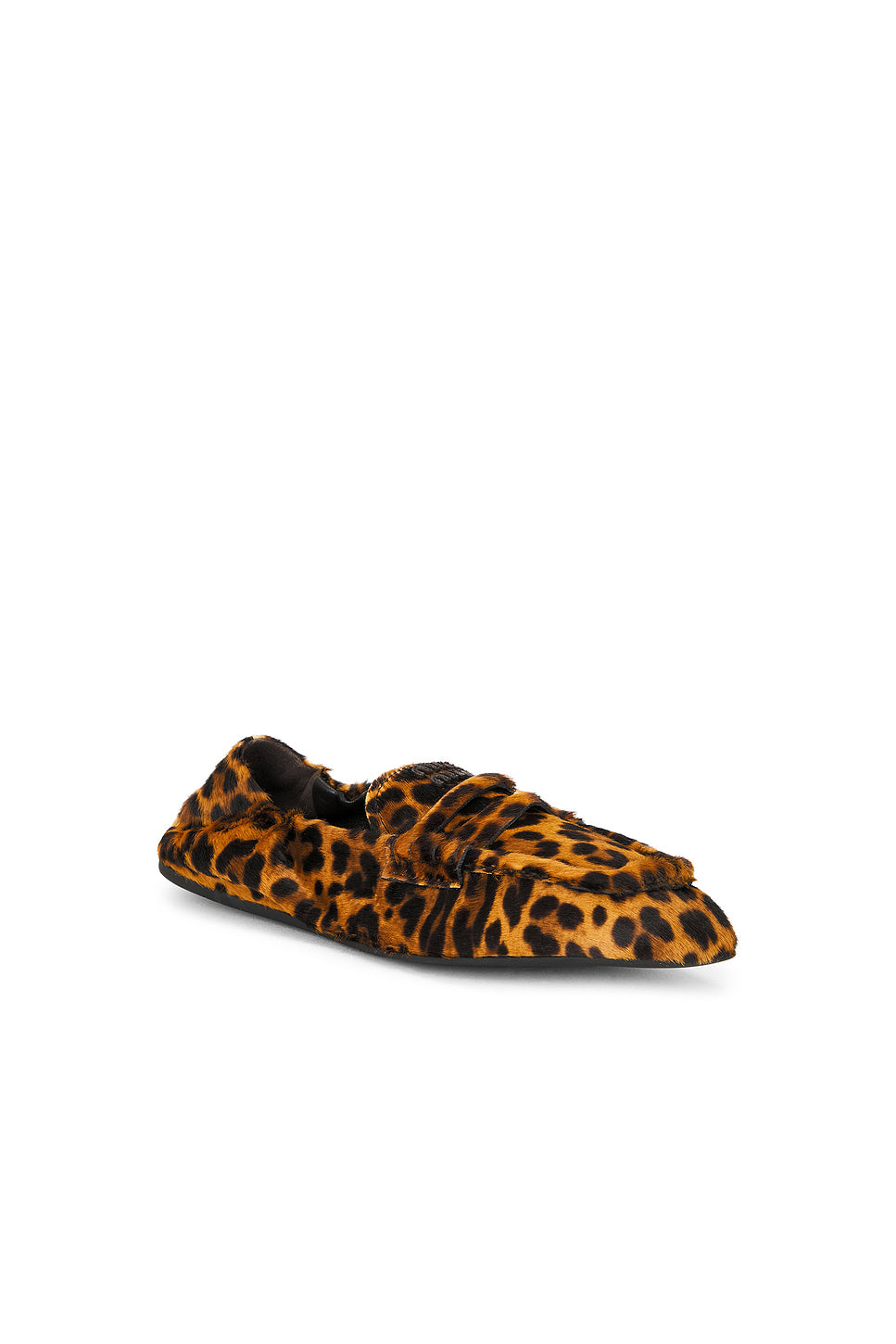 St. Leopardo Ruched Loafer