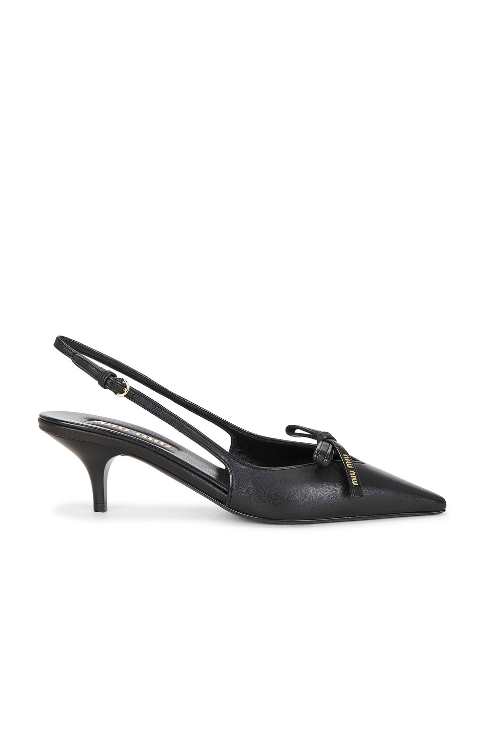 Nappa Bow Slingback Pump