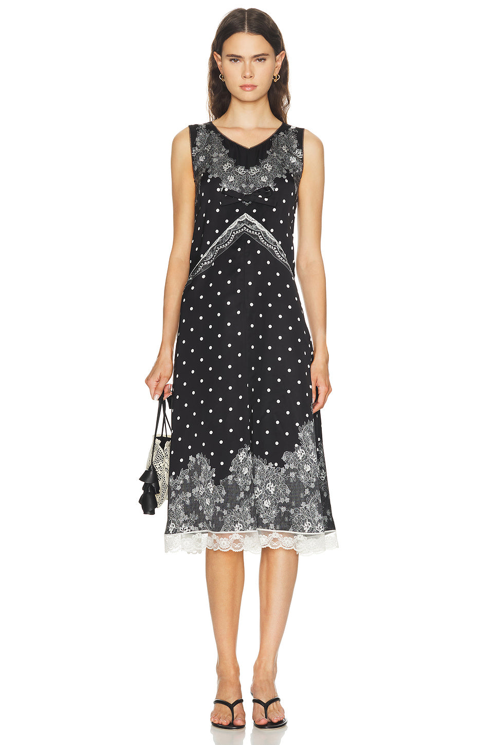 Trompe L'oeil Slip Midi Dress