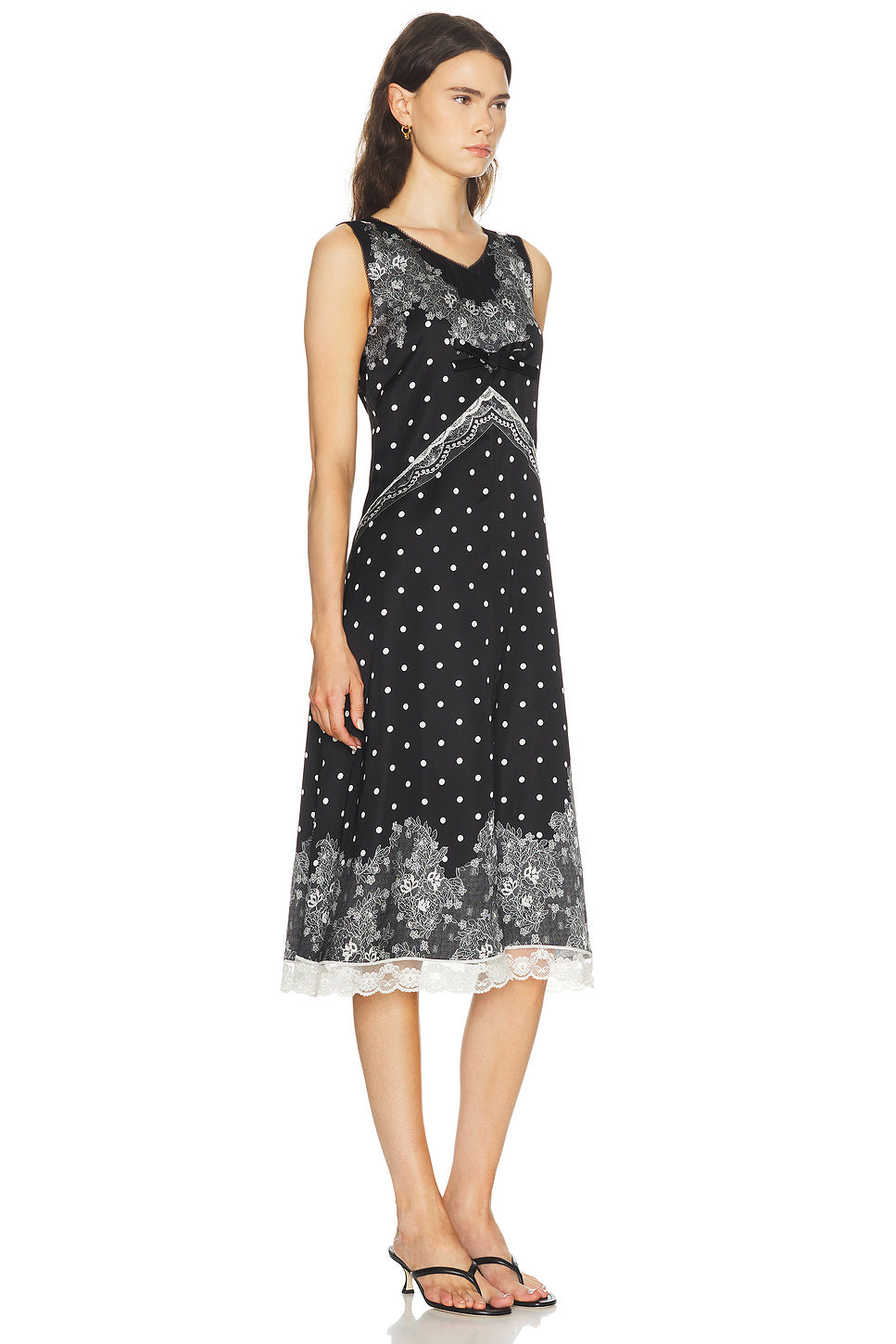 Trompe L'oeil Slip Midi Dress