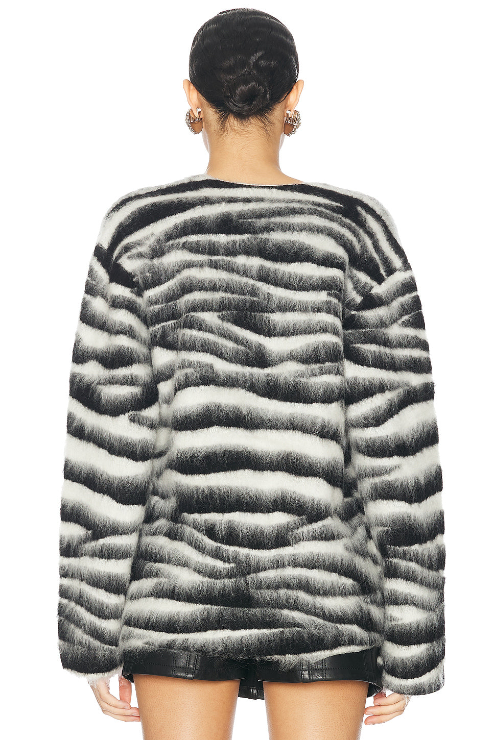 Brushed Zebra Sweater