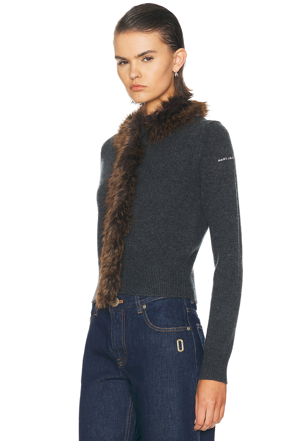 Faux Fur Lined Cardigan