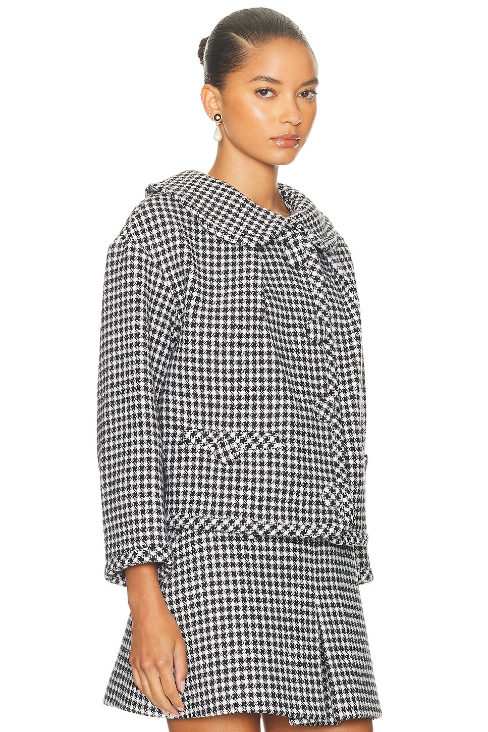 Gingham Tweed Jacket