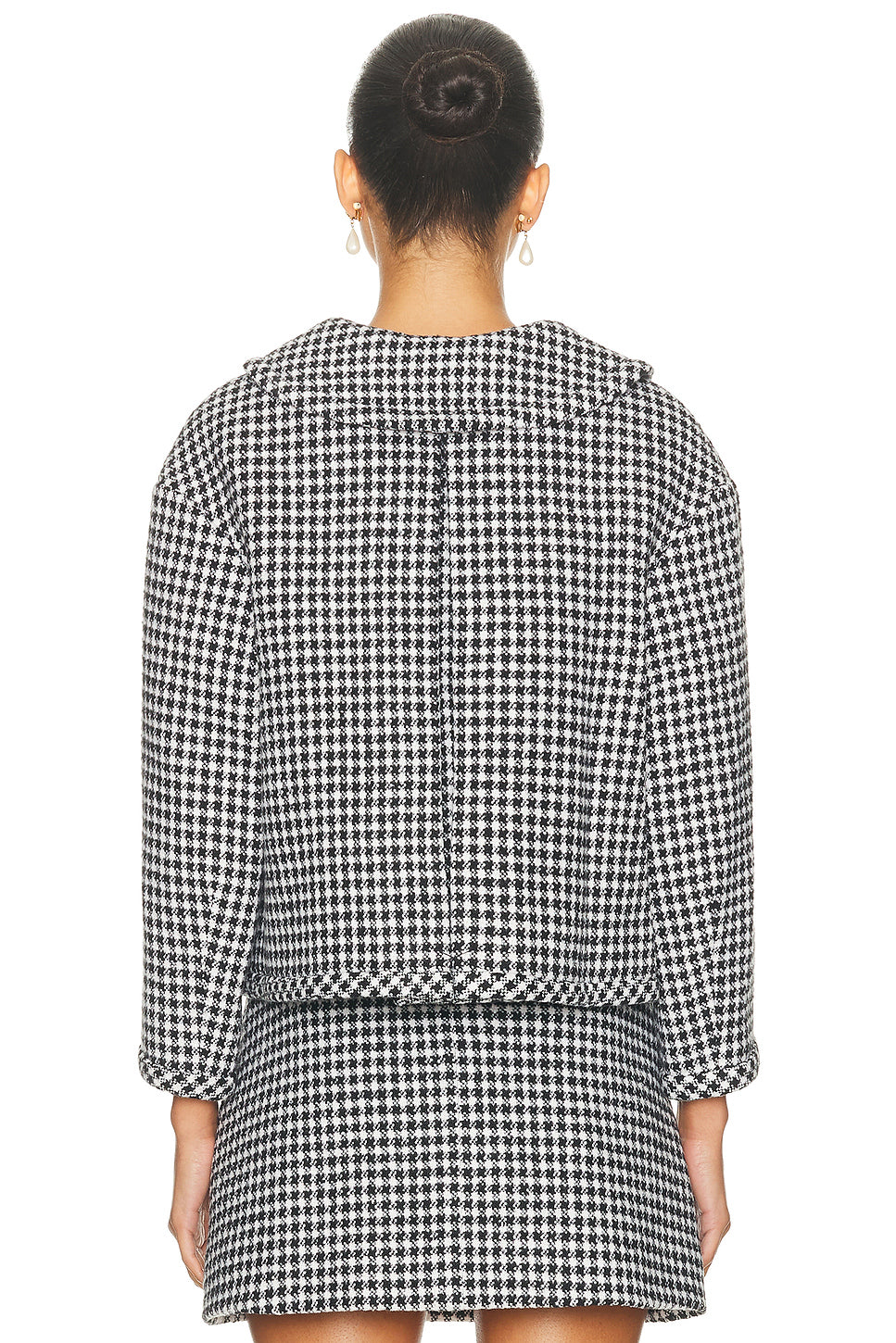 Gingham Tweed Jacket