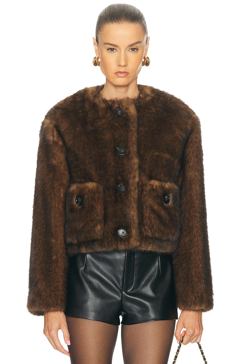 Teddy Cropped Jacket