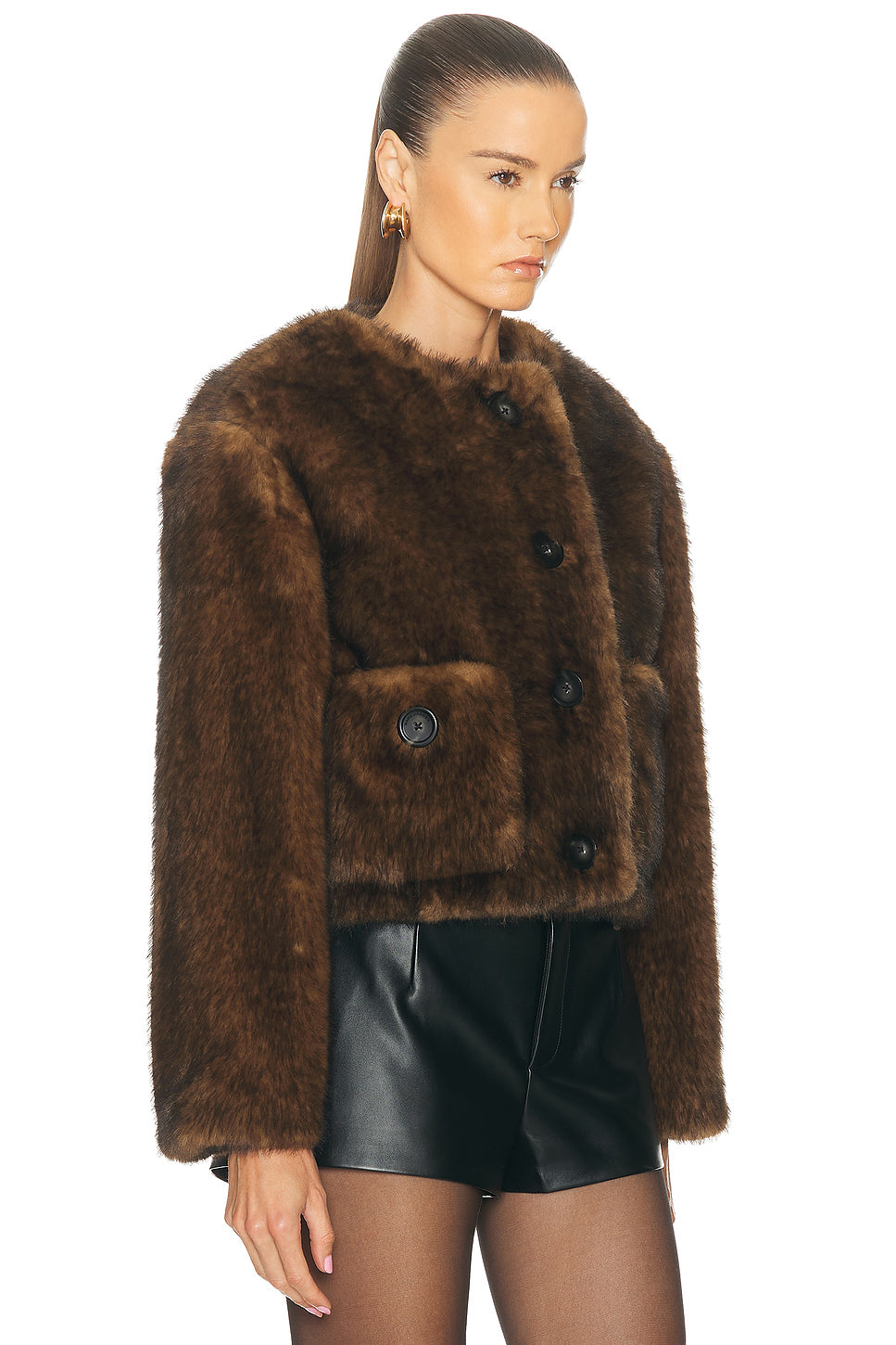 Teddy Cropped Jacket