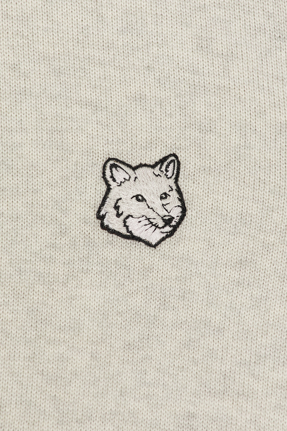 Bold Fox Head Patch Polo Jumper