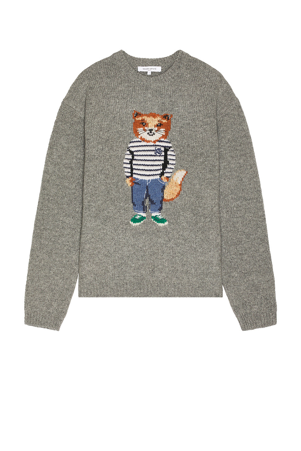 Dressed Fox Intarsia Sweater