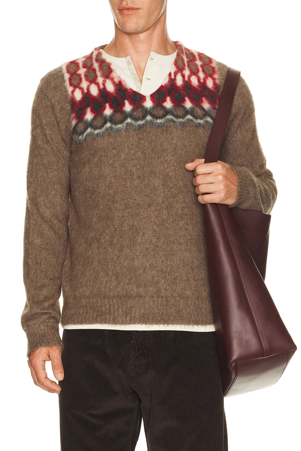 Brushed Pullover Sweater