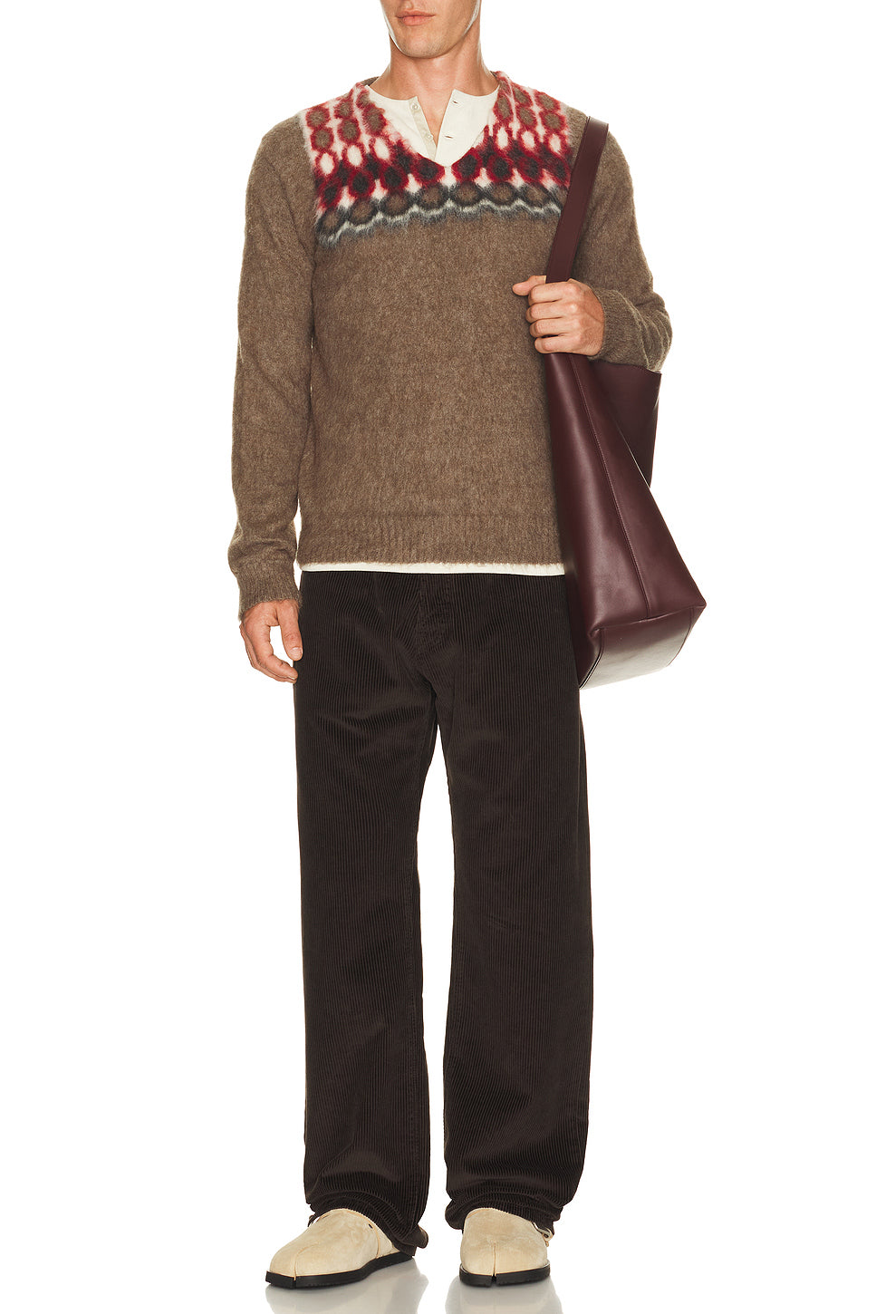 Brushed Pullover Sweater