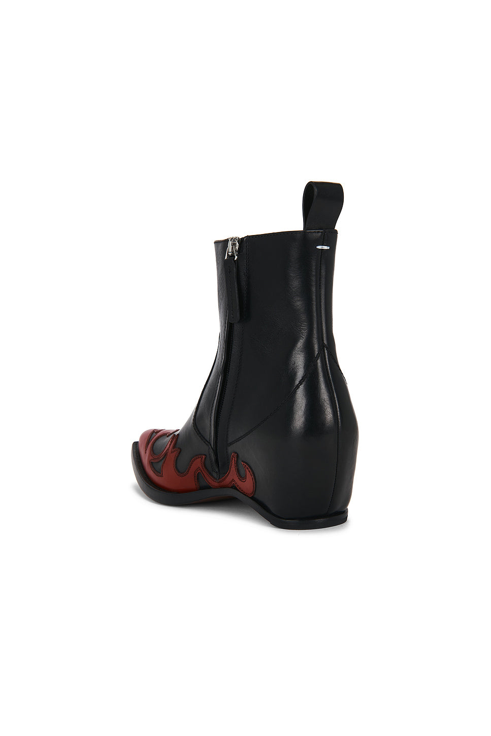 Heel-Less Western Flames Boots H45