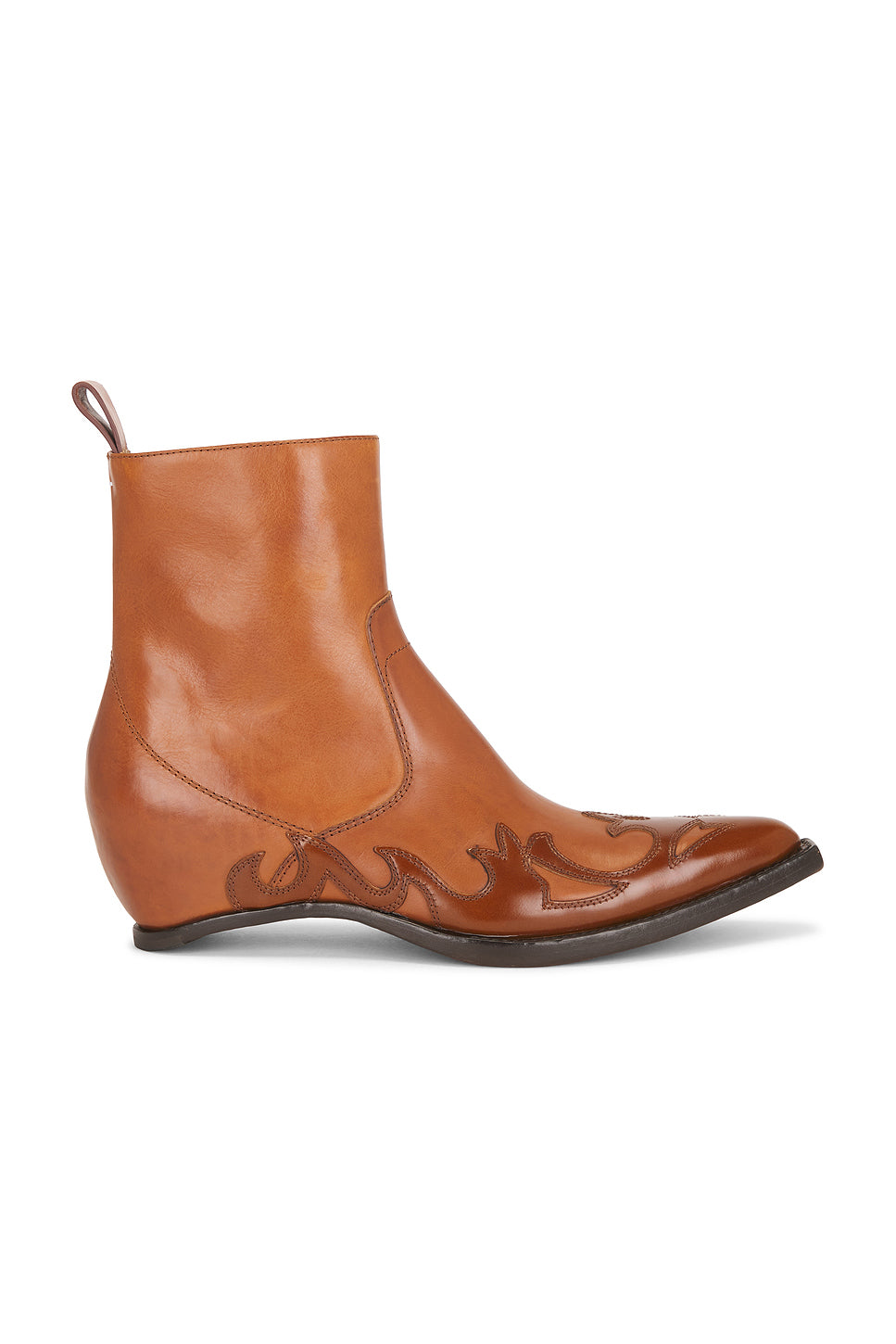 Heel-less Western Flames Boot H45