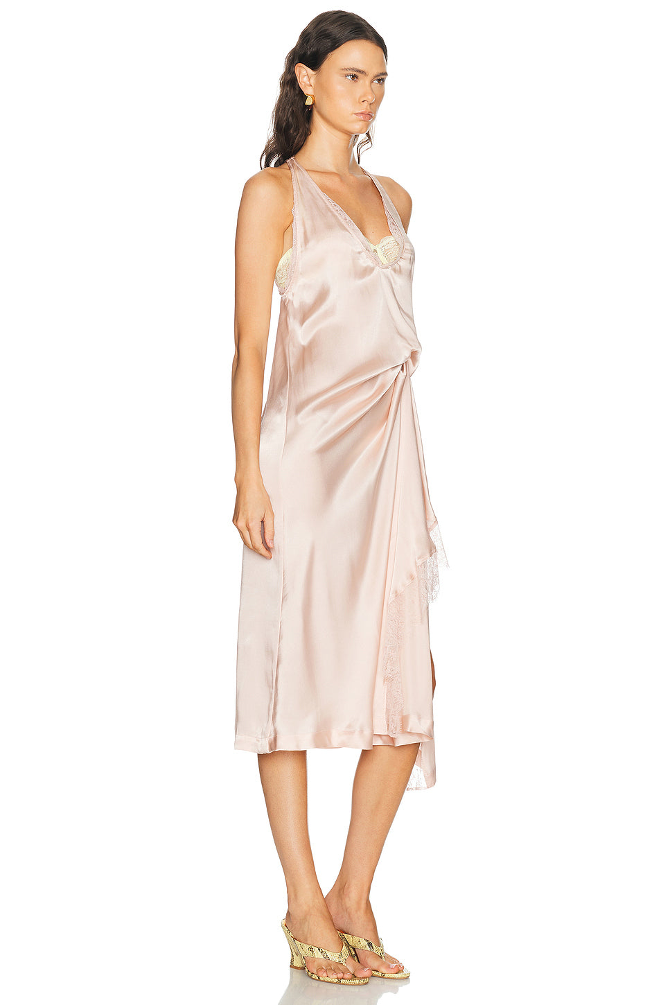 Lace Slip Midi Dress
