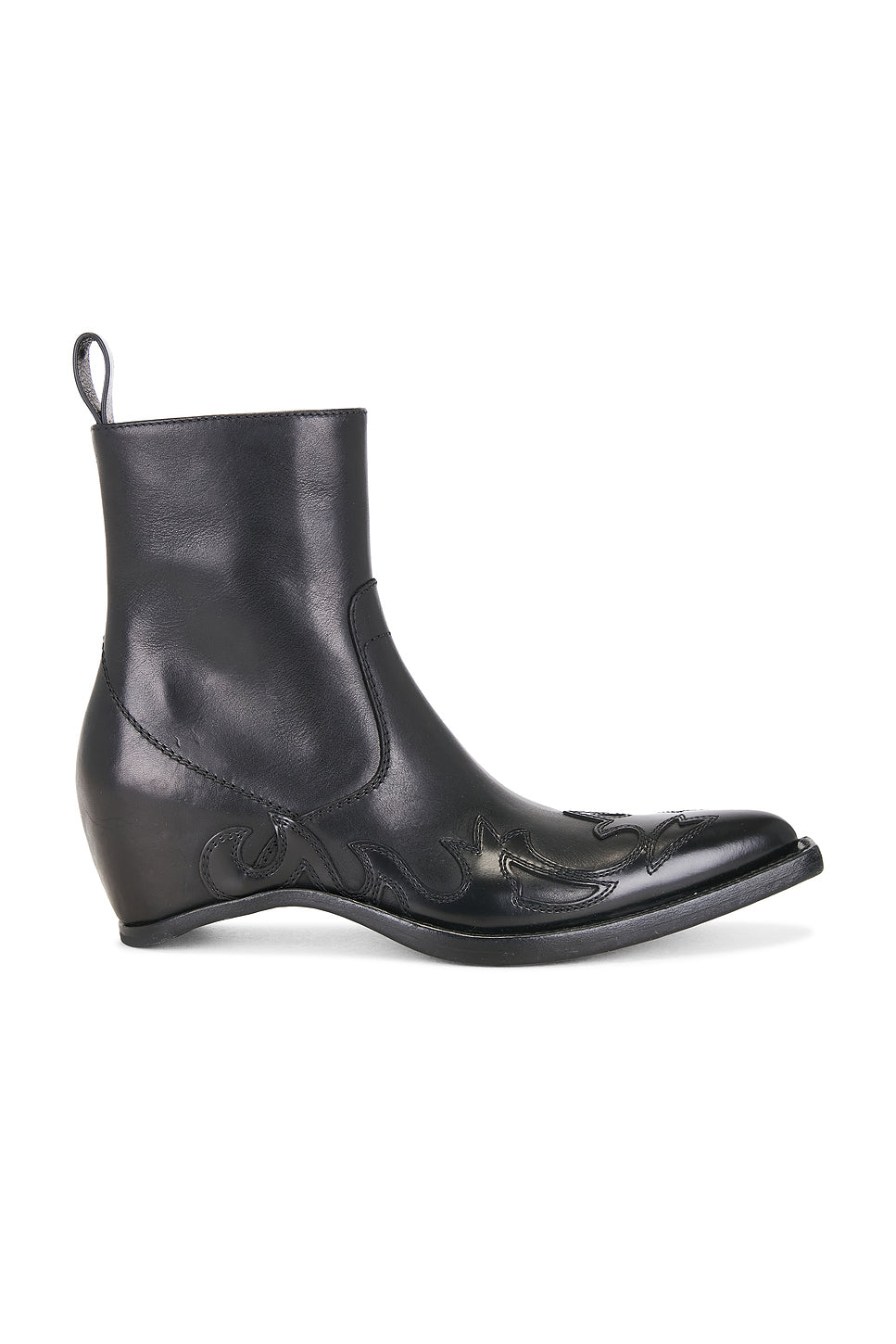 Heel-Less Western Flame Boot