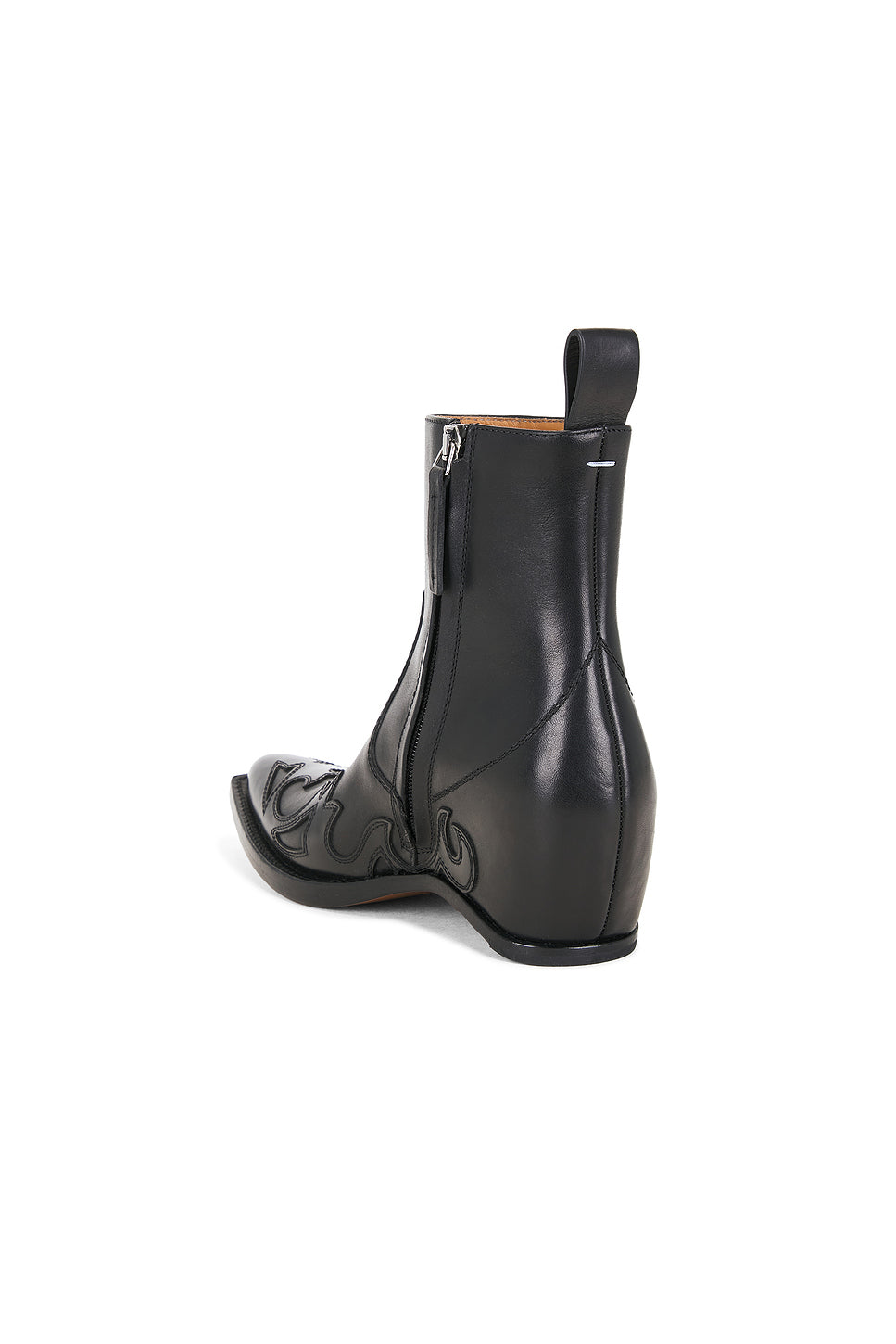 Heel-Less Western Flame Boot