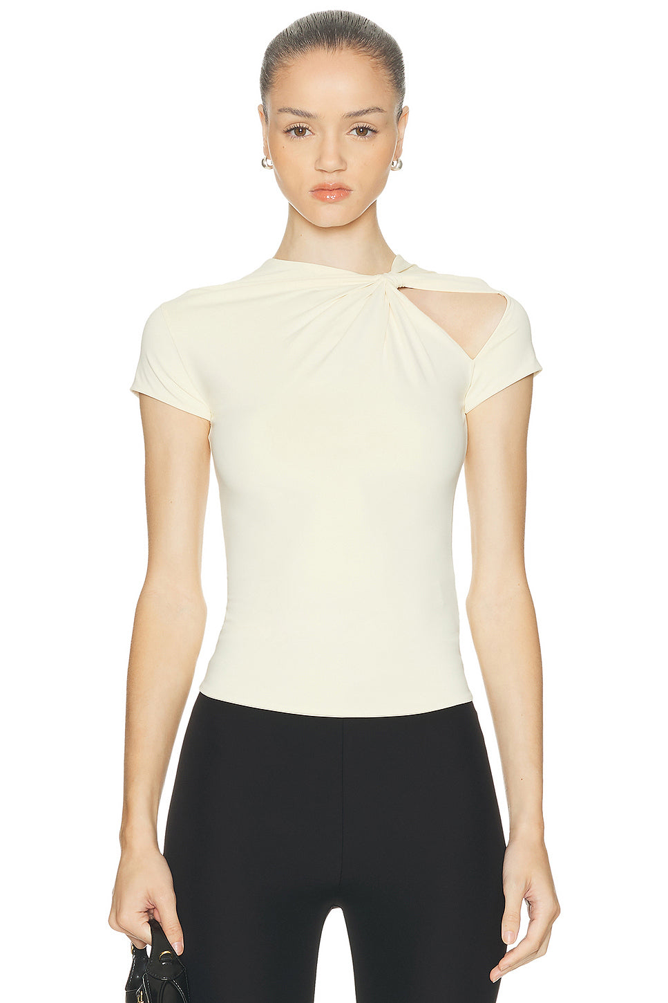 Knotted Cut Out Top