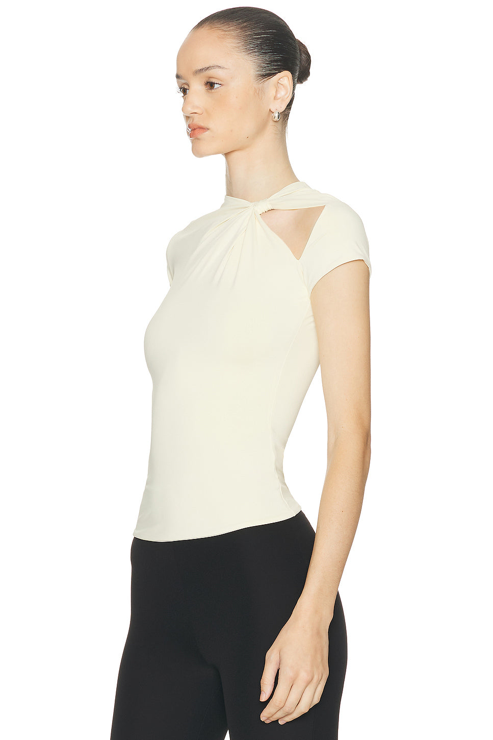 Knotted Cut Out Top