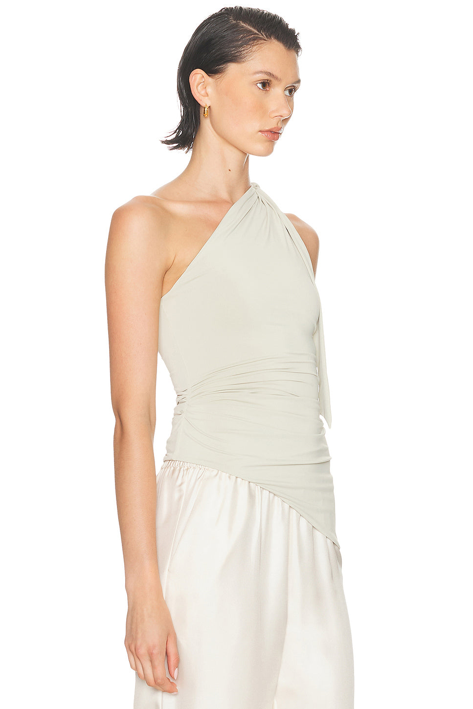 One Shoulder Tie Top
