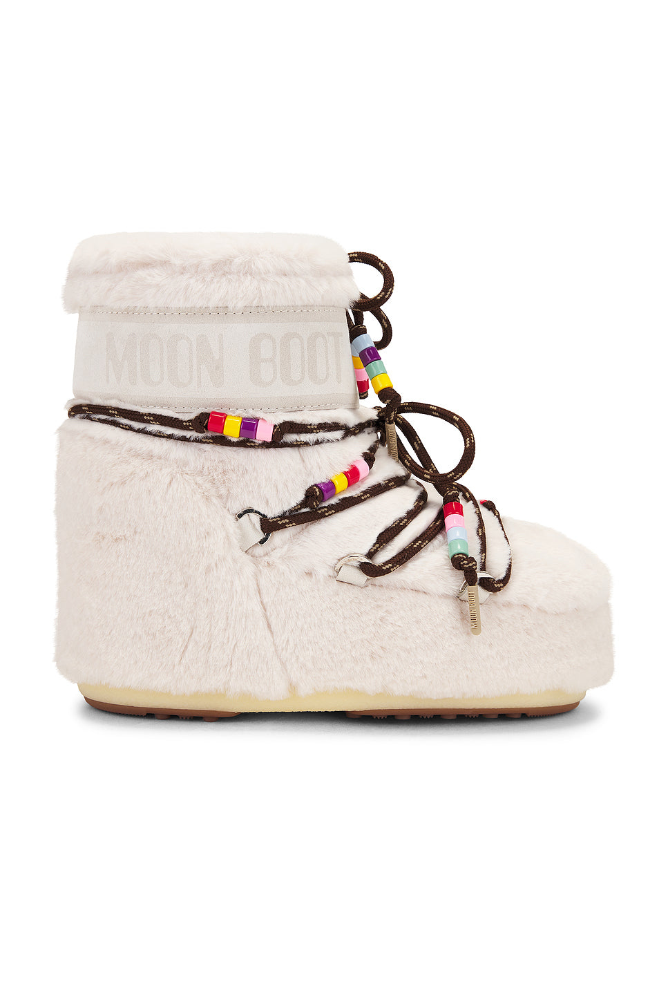 Icon Low Faux Fur Beads Boot