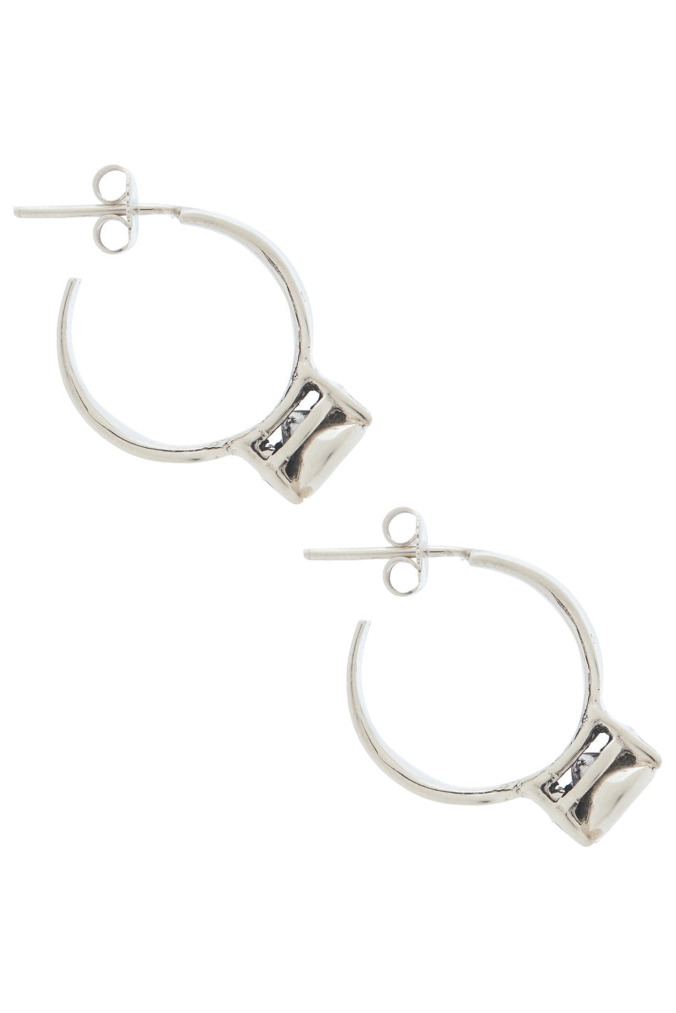 Silver Stone Earring