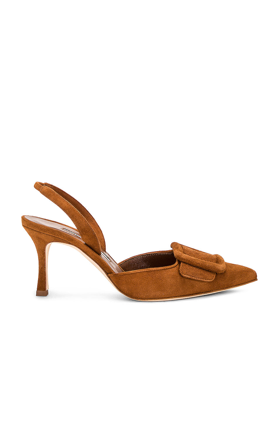 Maysli 70 Suede Slingback In Medium Brown