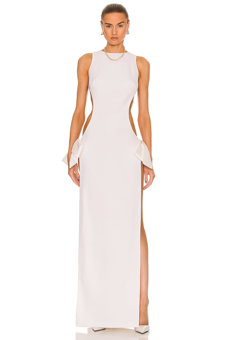 Bow Cut Out Gown