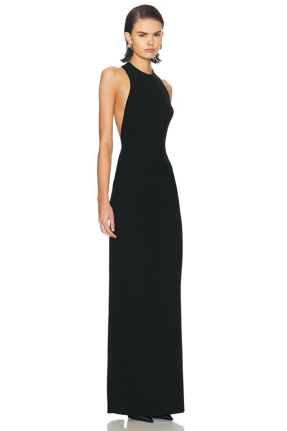 Asymmetrical Open Back Dress